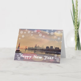 CARTÃO DE FESTIVIDADES FELIZ ANO NOVO CHICAGO