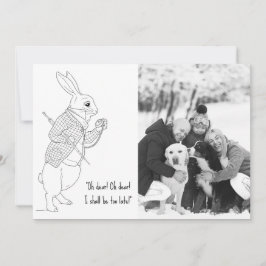 Cartão De Festividades Feliz ano novo de Fotografia Engraçado Atrasado