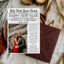 Cartão De Festividades Feliz ano novo exclusivo de fotos divertidas 2025 