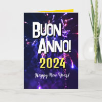 Feliz ano novo italiano | Auguri di Buon Anno 2024