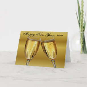 Cartão De Festividades Feliz ano novo_ Placa