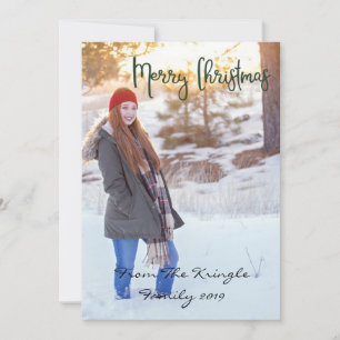 Cartão De Festividades Feliz Bolinhas de Natal