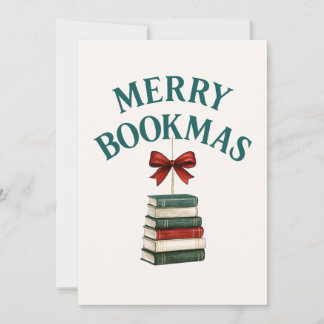 Cartão De Festividades Feliz Bookmas 