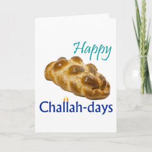 Cartão De Festividades Feliz Challah-days