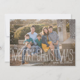 Cartão De Festividades Feliz Cheio de Natal Foto