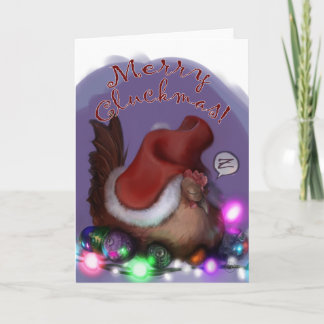 Cartão De Festividades Feliz Cluckmas!