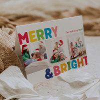 Feliz colorida e três fotos dobradas