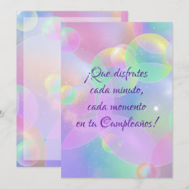 Cartão De Festividades Feliz Cumpleaños!