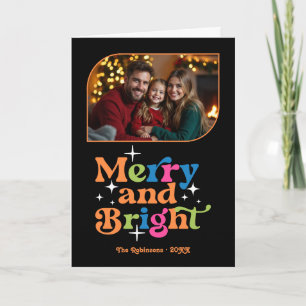 Cartão De Festividades Feliz de Citrus e Foto de Natal Retroativa