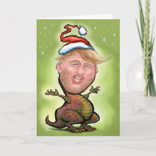 Cartão De Festividades Feliz de Natal Trumpy