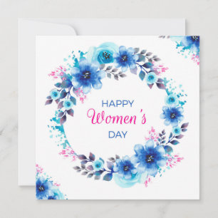 Cartão De Festividades Feliz Dia da Mulher