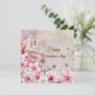 Cartão De Festividades Feliz dia da mulher