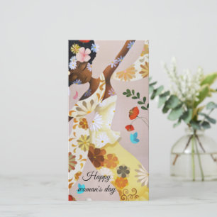 Cartão De Festividades Feliz dia da mulher