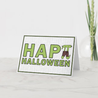Cartão De Festividades Feliz Dia das Bruxas Pi Frankenstein Geektudo de M