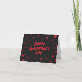 Cartão De Festividades Feliz dia das Galentinas, amigas do dia dos Namora