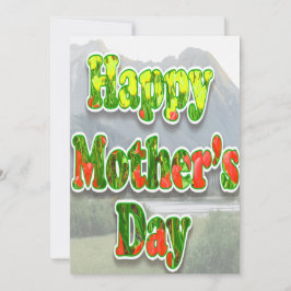 Cartão De Festividades Feliz Dia das Mães