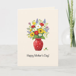 Cartão De Festividades Feliz Dia das Mães