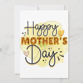 Cartão De Festividades Feliz Dia das Mães