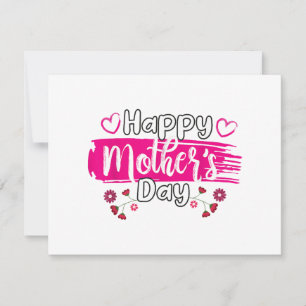 Cartão De Festividades Feliz Dia das Mães 2025 Camiseta para Mulheres Mãe