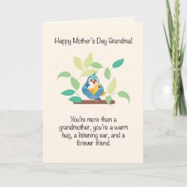 Cartão De Festividades Feliz Dia das Mães Vovó