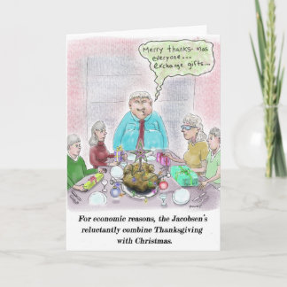 Cartão De Festividades Feliz Dia de Ação de Graças Natal!