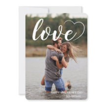 Feliz dia de os namorados de Foto do Coração de Am