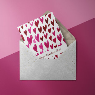 Cartão De Festividades Feliz dia de os namorados magenta