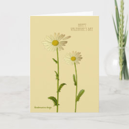 Cartão De Festividades Feliz Dia de os namorados - margaridas