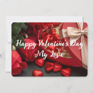 Cartão De Festividades Feliz dia de os namorados Meu Amor