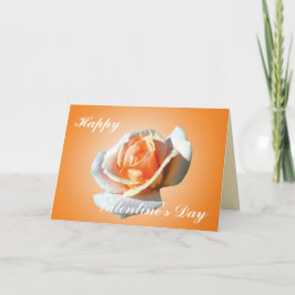 Cartão De Festividades Feliz dia de os namorados, rosa amarela