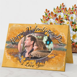 Cartão De Festividades Feliz dia de os namorados Sunset 0612