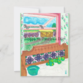 Cartão De Festividades Feliz Dia de São Patrício