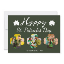 Feliz dia de São Patrício foto da família Shamrock