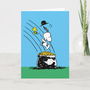 Cartão De Festividades Feliz Dia de São Patrício Woodstock