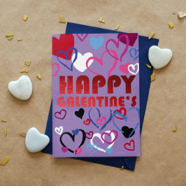 Cartão De Festividades Feliz Dia dos Galentinos