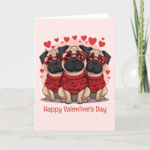 Cartão De Festividades Feliz Dia dos Namorados Cachorros