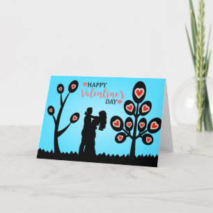 Cartão De Festividades Feliz Dia dos Namorados Casal