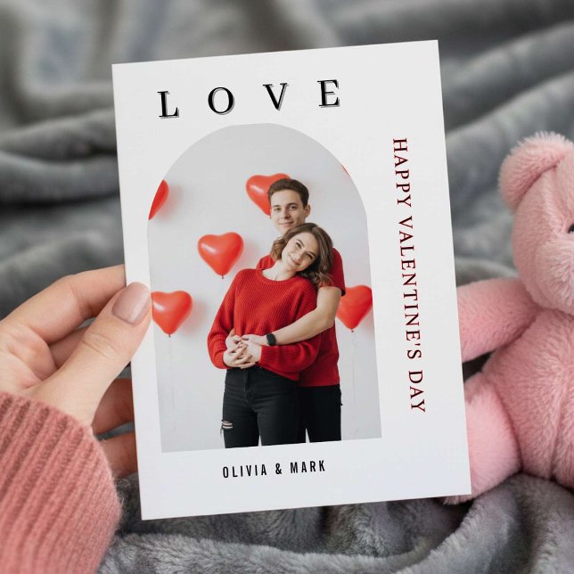 Cartão De Festividades Feliz Dia dos Namorados Colagem de Fotos Personali (Criador carregado)