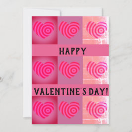 Cartão De Festividades Feliz Dia dos Namorados Corações