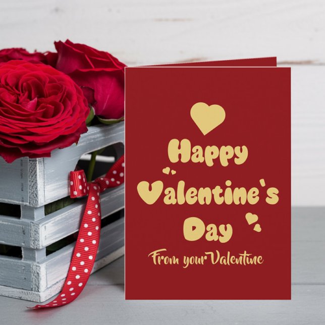 Cartão De Festividades Feliz Dia dos Namorados Corações Fofos (Criador carregado)