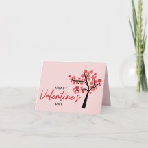 Feliz Dia dos Namorados Corações Rosa e Vermelhos 