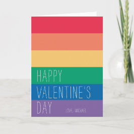 Cartão De Festividades Feliz Dia dos Namorados | Dia dos Namorados LGBTQ 