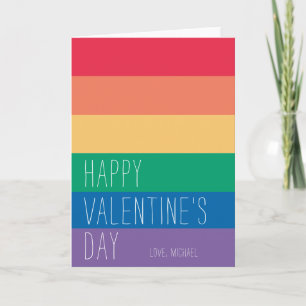 Cartão De Festividades Feliz Dia dos Namorados Dia dos Namorados LGBTQ