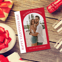 Feliz Dia dos Namorados Foto romântica moderna