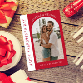 Cartão De Festividades Feliz Dia dos Namorados Foto romântica moderna