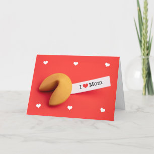 Cartão De Festividades Feliz Dia dos Namorados Mamãe Biscoito da Sorte
