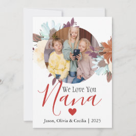 Cartão De Festividades Feliz Dia dos Namorados Nana, Vovó Foto Simples