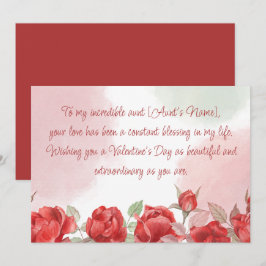 Cartão De Festividades Feliz Dia Dos Namorados Para Minha Tia