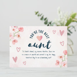 Cartão De Festividades Feliz Dia Dos Namorados Para Minha Tia