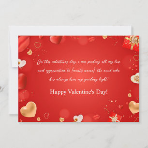 Cartão De Festividades Feliz Dia Dos Namorados Para Minha Tia